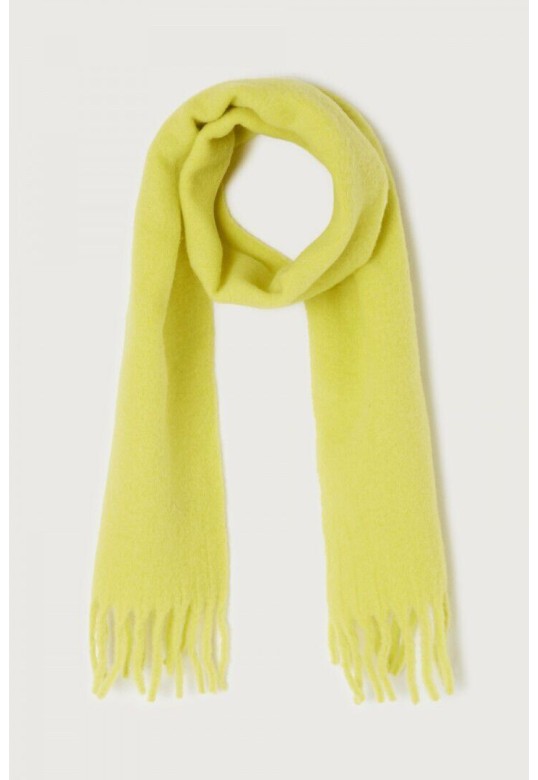 HIZLAW MIXED SCARF FLUORESCENT YELLOW