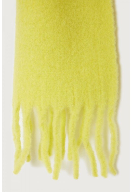 HIZLAW MIXED SCARF FLUORESCENT YELLOW