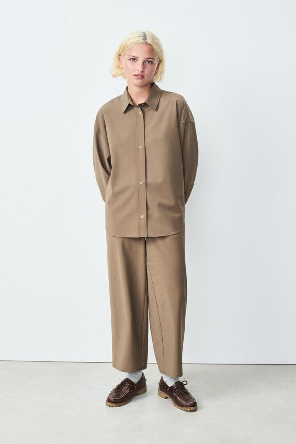 WOMEN'S TROUSERS DOACITY ARTICHOKE