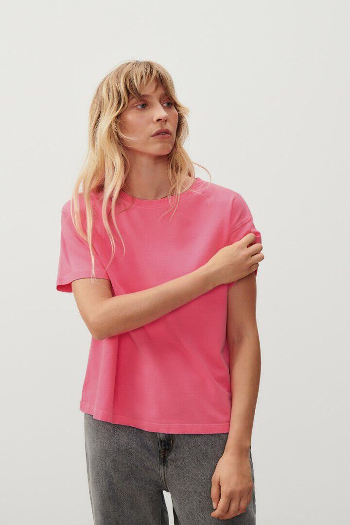 WOMEN'S T-SHIRT FIZVALLEY FLUO PINK