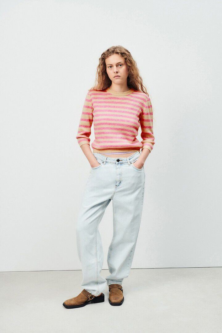 WOMEN'S JUMPER RAXOW NATURAL STRIPED PRINCESS MELANGE