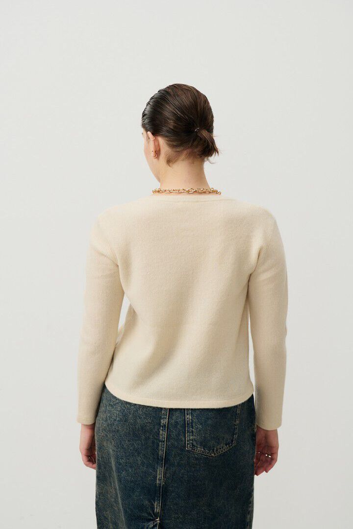 WOMEN'S CARDIGAN RAXOW NATURAL
