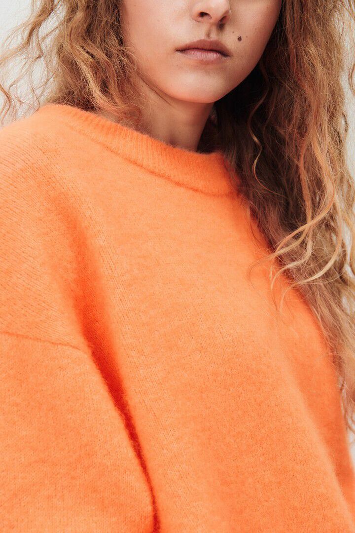 WOMEN'S JUMPER VITOW FLUORESCENT CARROT MELANGE