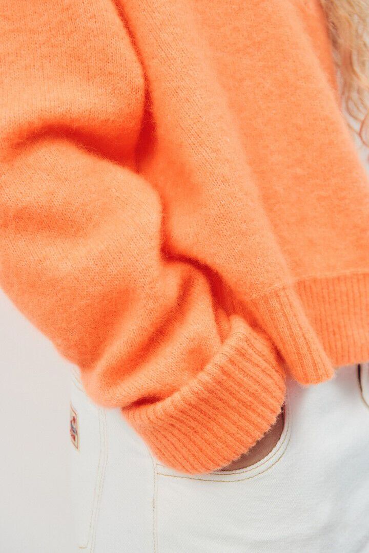 WOMEN'S JUMPER VITOW FLUORESCENT CARROT MELANGE