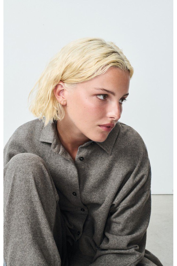 WOMEN'S SHIRT VYLOW HEATHER GREY