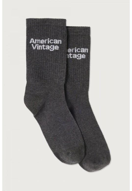 Unisex's socks Clypsun Melange Charcoal