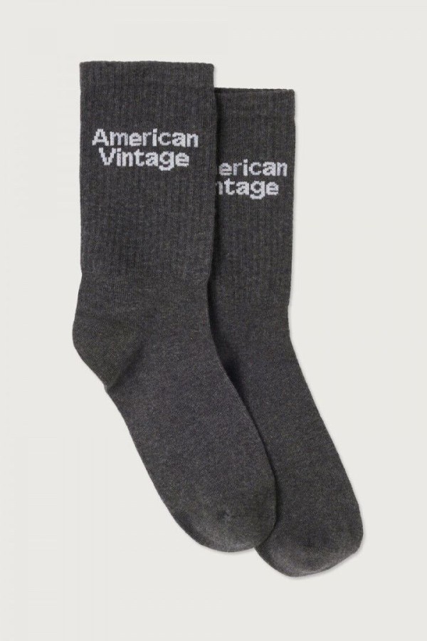 Unisex's socks Clypsun Melange Charcoal