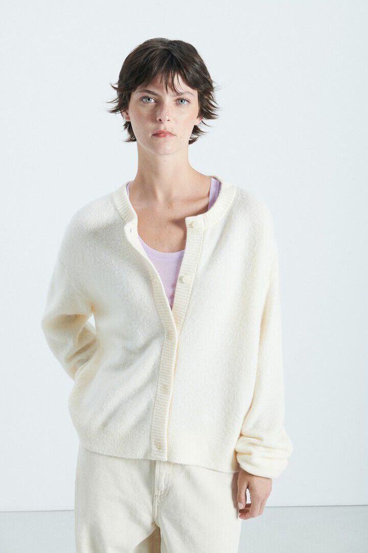 Women's cardigan Damsville Melange Panacotta