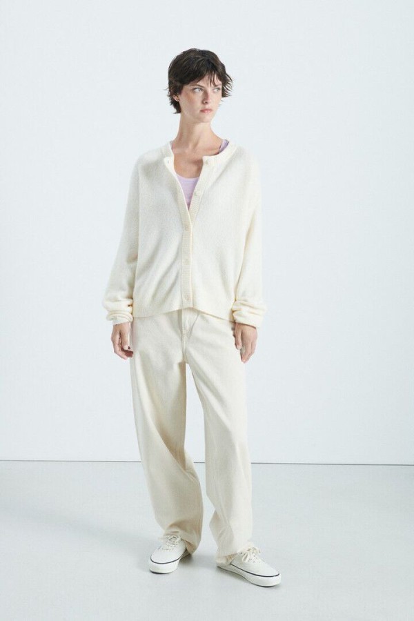 Women's cardigan Damsville Melange Panacotta