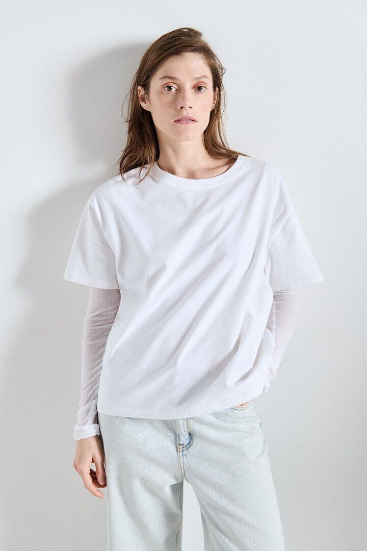 WOMEN'S T-SHIRT FIZVALLEY WHITE
