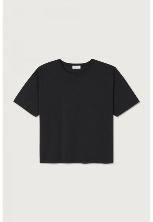 WOMEN'S T-SHIRT FIZVALLEY VINTAGE BLACK