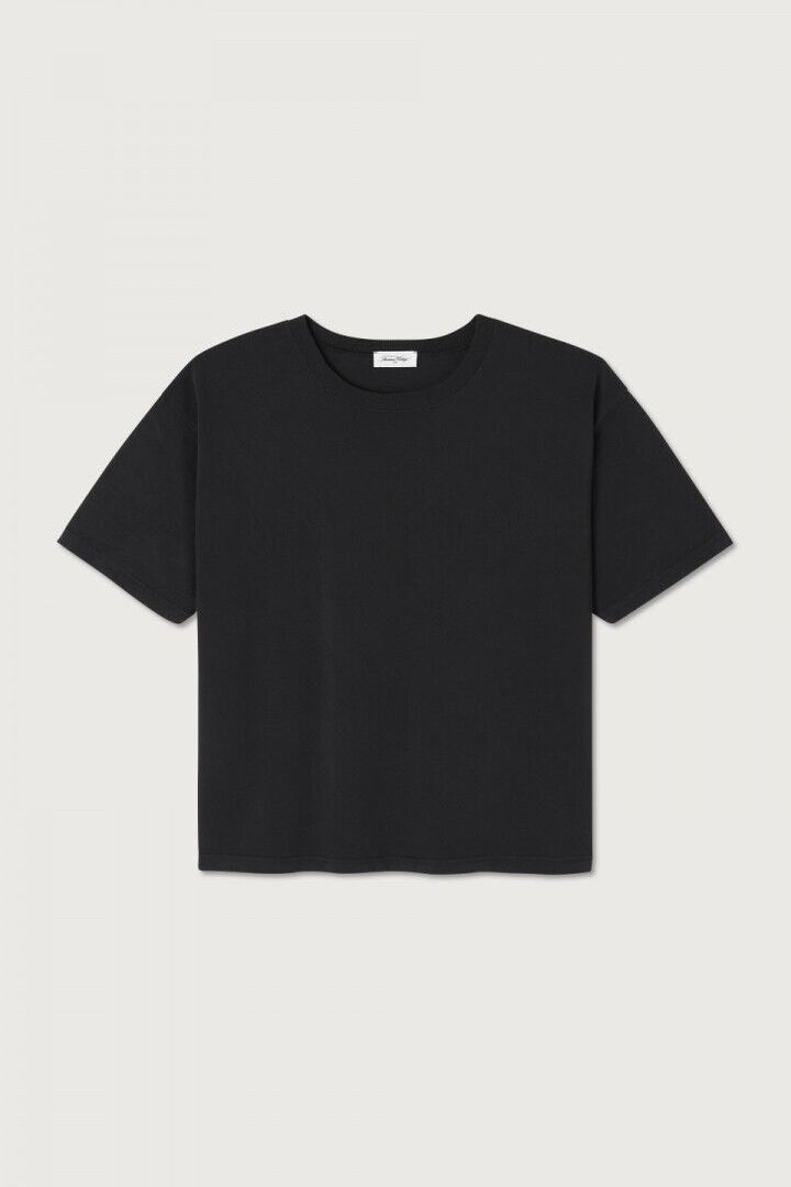 WOMEN'S T-SHIRT FIZVALLEY VINTAGE BLACK