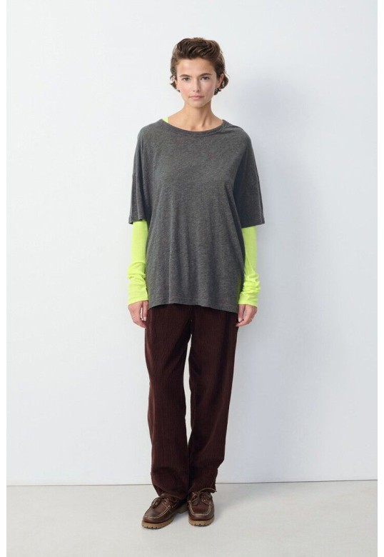 WOMEN'S T-SHIRT JACKSONVILLE MELANGE CHARCOAL