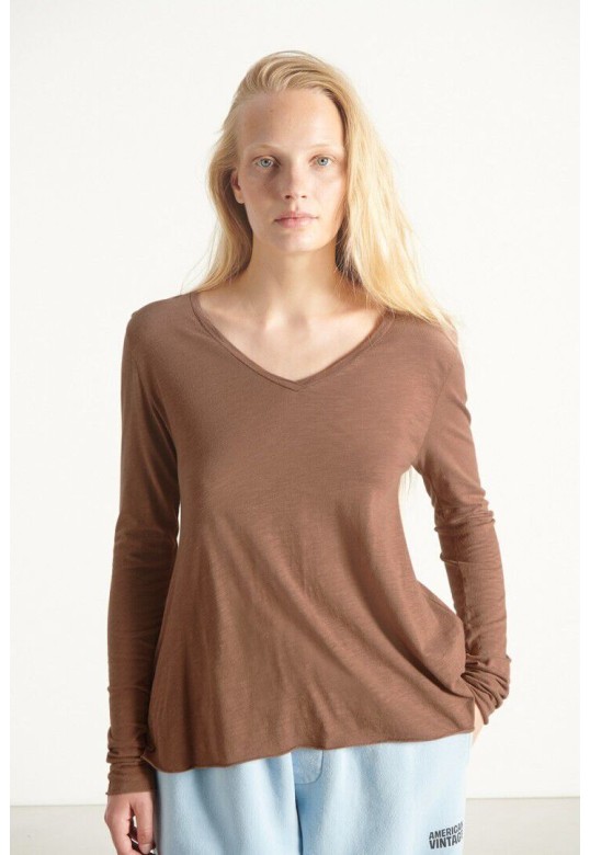 WOMEN'S T-SHIRT JACKSONVILLE VINTAGE CHOCOLATE
