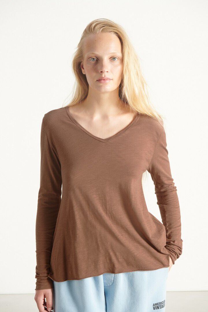 WOMEN'S T-SHIRT JACKSONVILLE VINTAGE CHOCOLATE