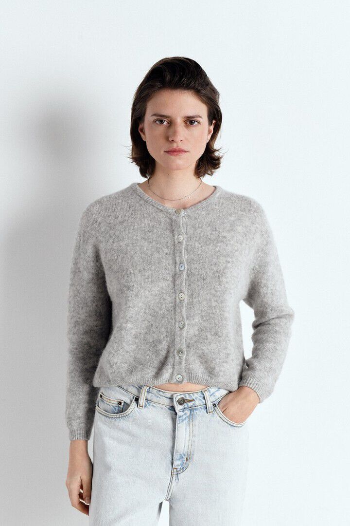 Women's cardigan Vitow Light Grey Melange