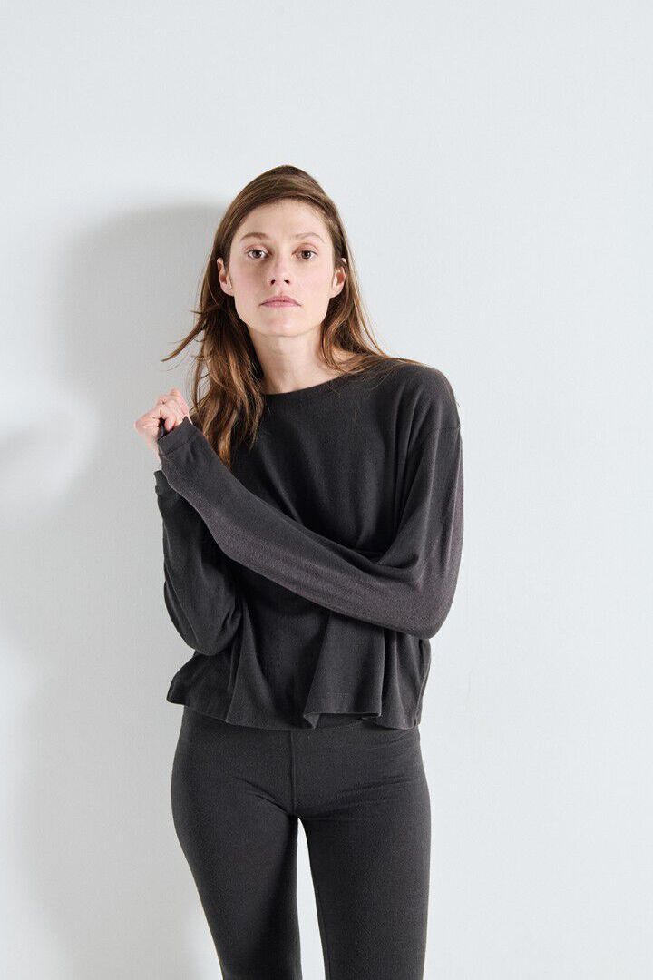 Ypawood women's t-shirt Carbon Melange
