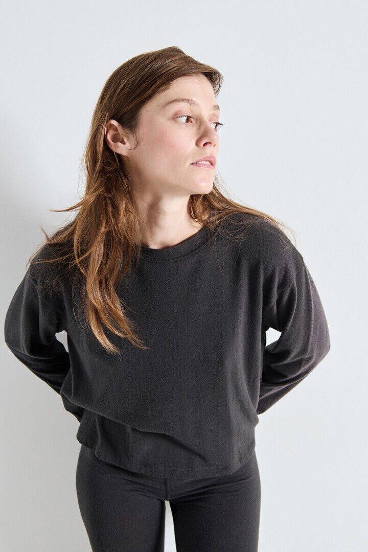 Ypawood women's t-shirt Carbon Melange
