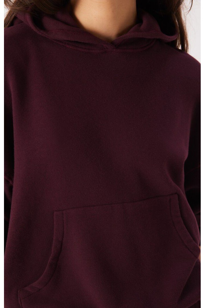 Women's hoodie Atubay WINE LIE