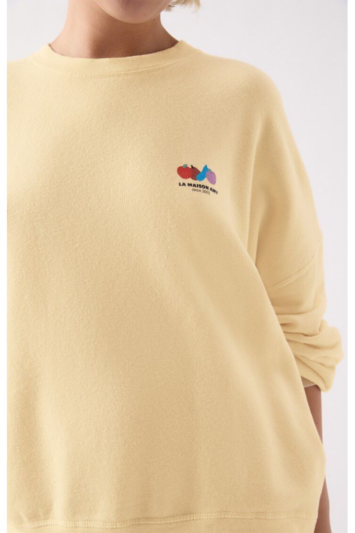 Women's sweatshirt Atubay Ecru