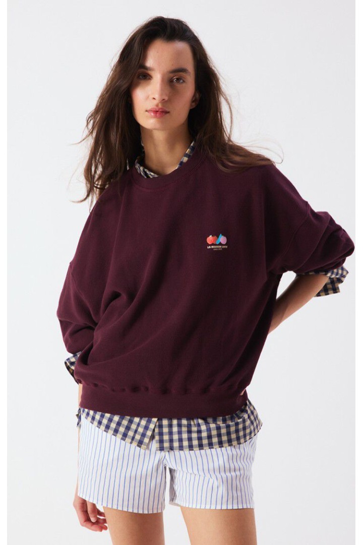 Women's sweatshirt Atubay Wine LIE