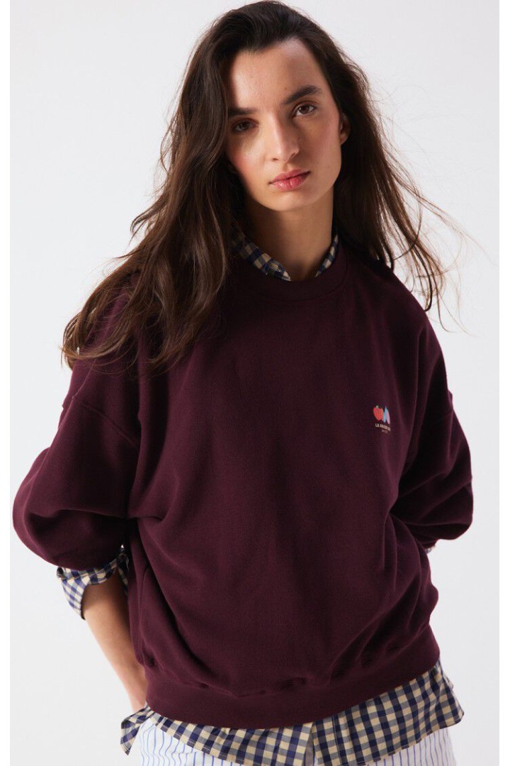 Women's sweatshirt Atubay Wine LIE
