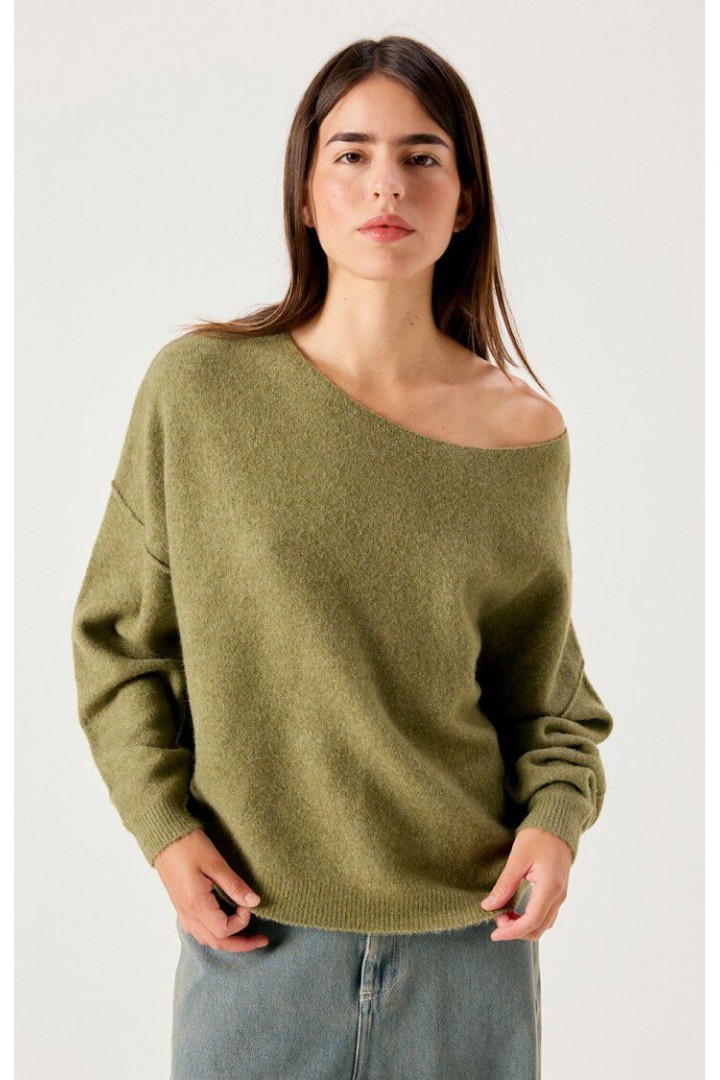 Damsville women's sweater Lizard Melange