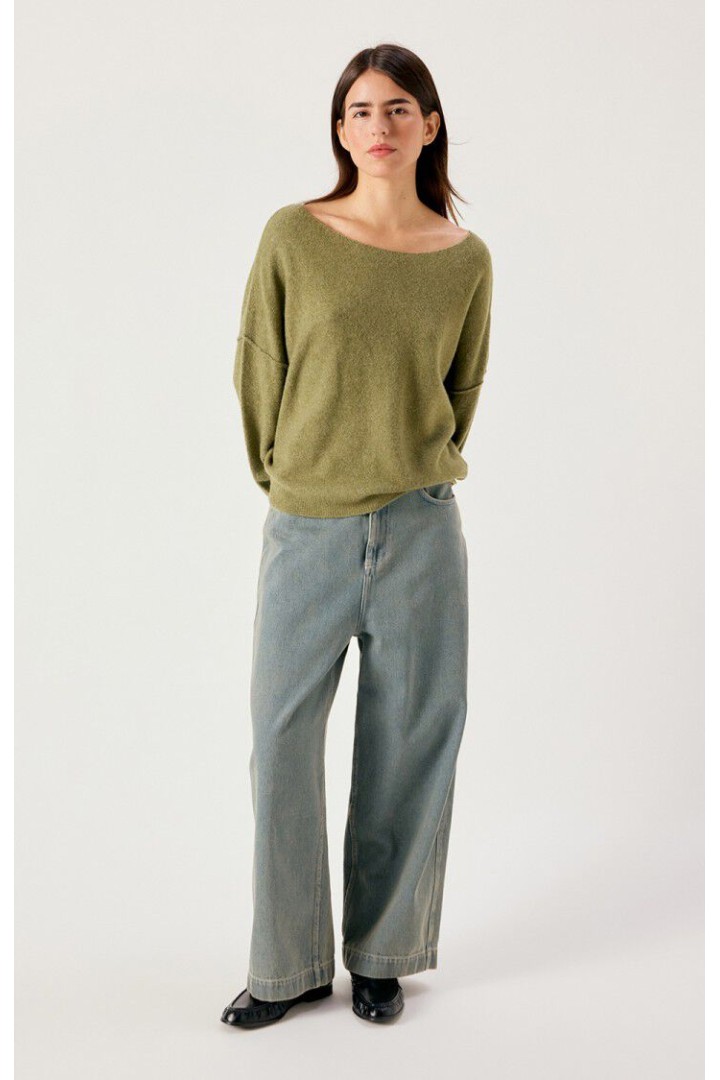 Damsville women's sweater Lizard Melange