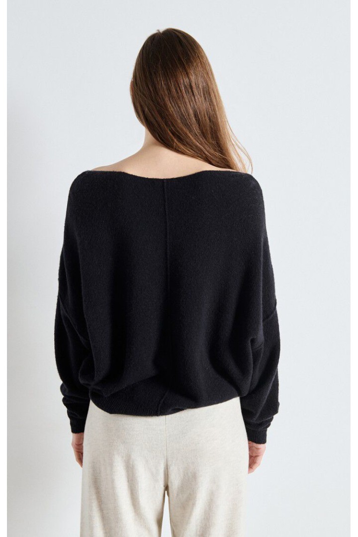 Damsville women's sweater Black