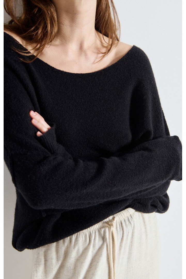 Damsville women's sweater Black