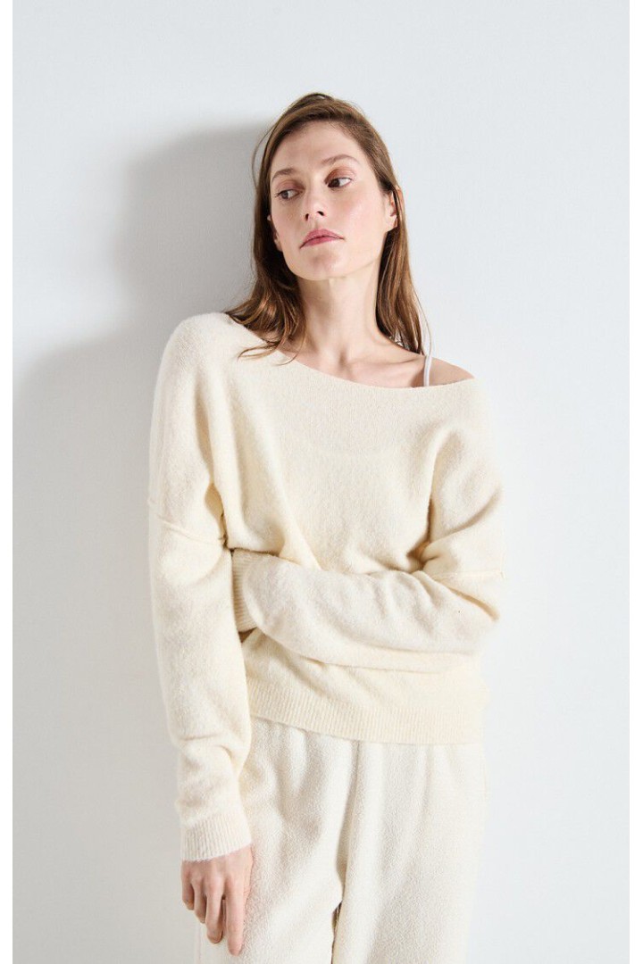 Damsville women's sweater Pannacotta Melange