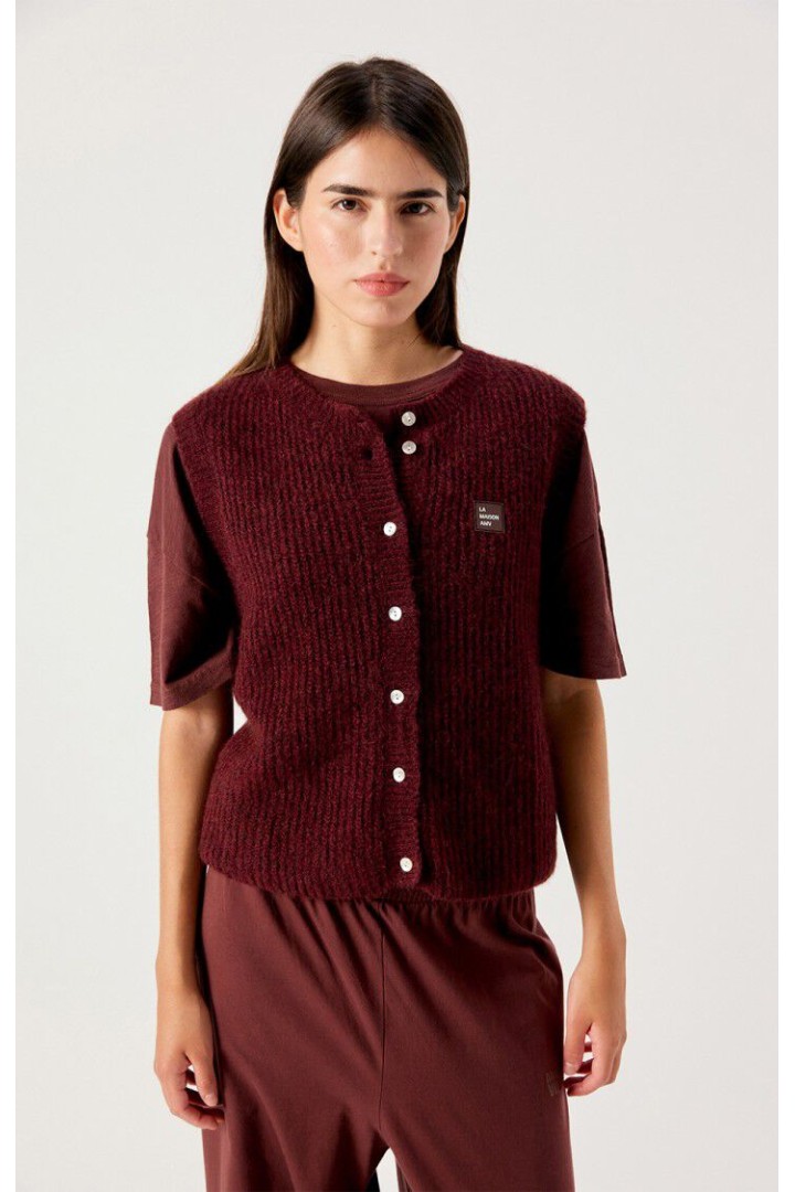 Women's cardigan East MELANGE ACEROLA