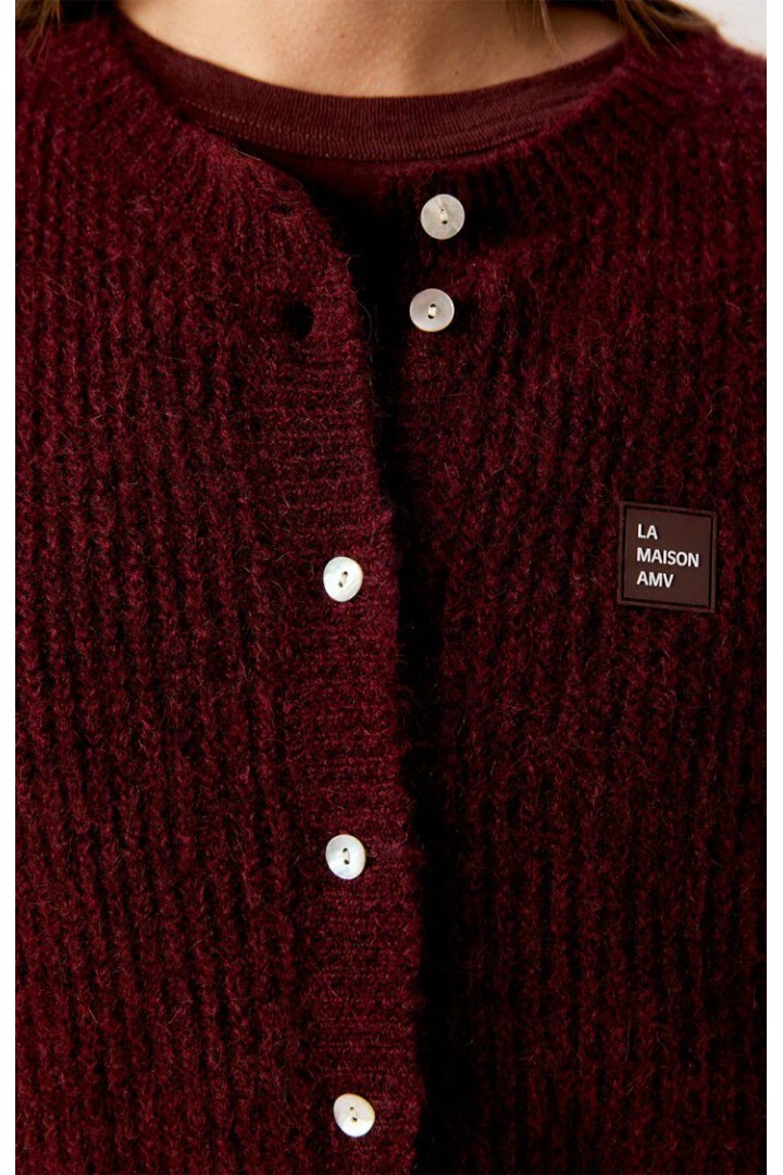 Women's cardigan East MELANGE ACEROLA