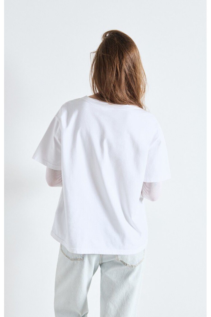 WOMEN'S T-SHIRT FIZVALLEY WHITE