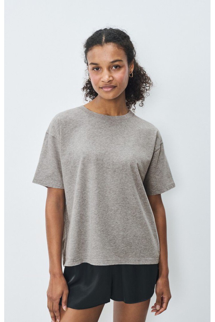 WOMEN'S T-SHIRT FIZVALLEY HEATHER GREY