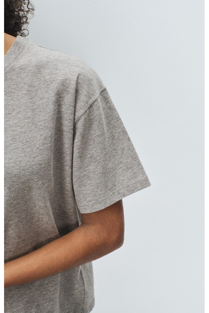 WOMEN'S T-SHIRT FIZVALLEY HEATHER GREY