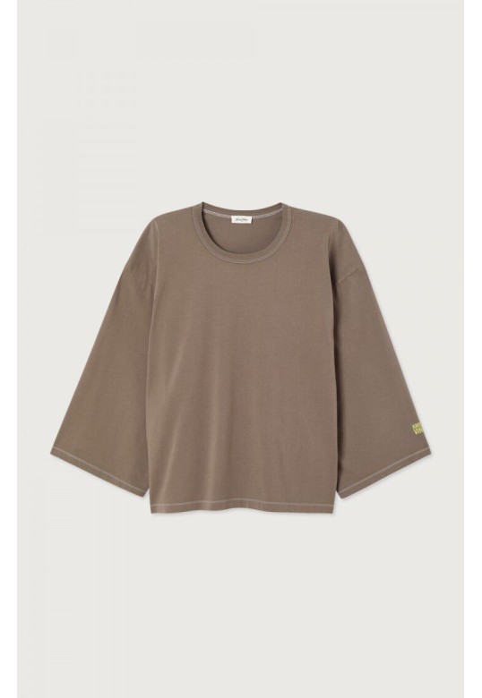 Women's t-shirt Fizvalley Vintage Ash