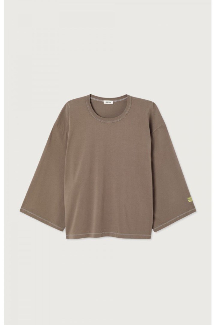 Women's t-shirt Fizvalley Vintage Ash