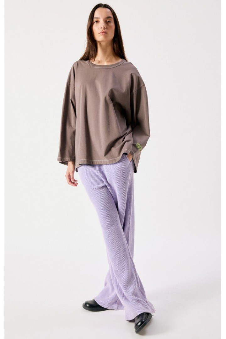 Women's t-shirt Fizvalley Vintage Ash