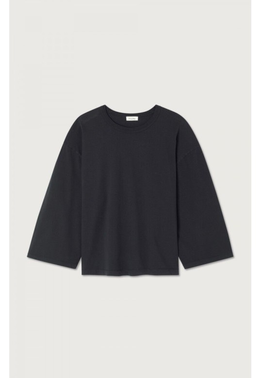 Women's t-shirt Fizvalley Vintage Black