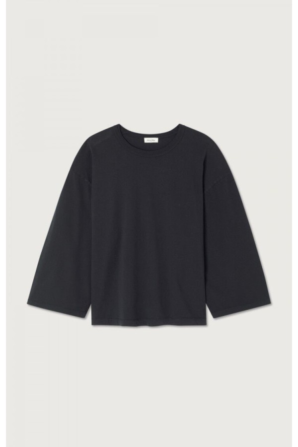 Women's t-shirt Fizvalley Vintage Black