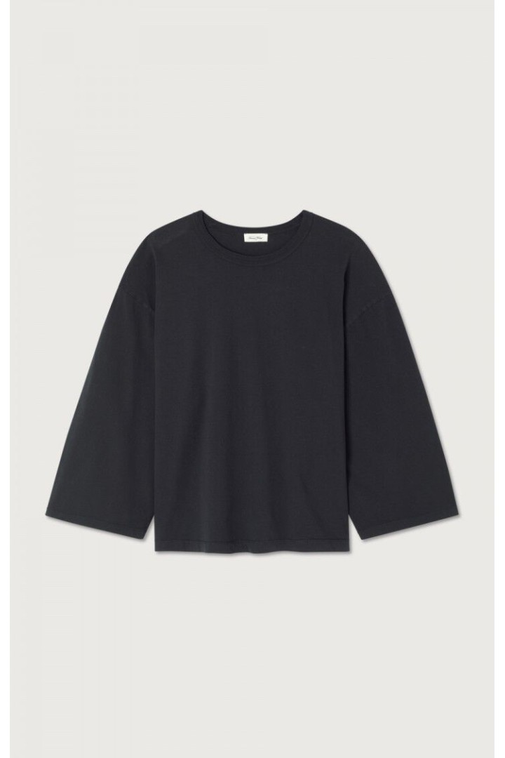 Women's t-shirt Fizvalley Vintage Black