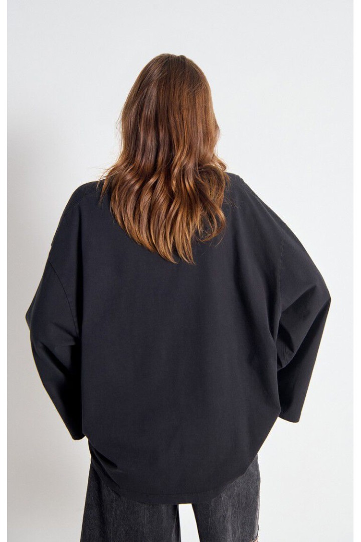 Women's t-shirt Fizvalley Vintage Black