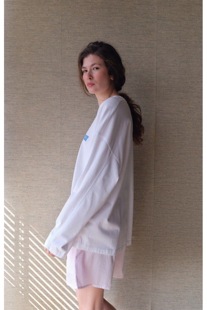 Women's T-shirt Gixy White