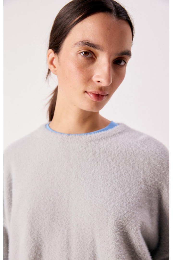 Women's sweater Sapowood Light Grey