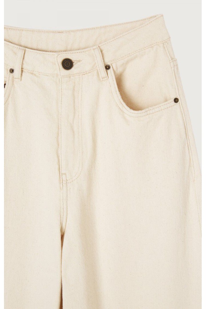 Women's big carrot jeans Tineborow Ecru