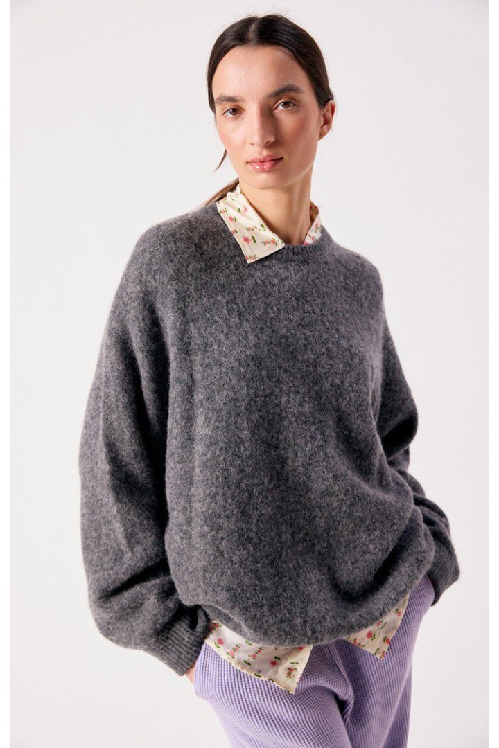 Vitow women's sweater Steel Melange