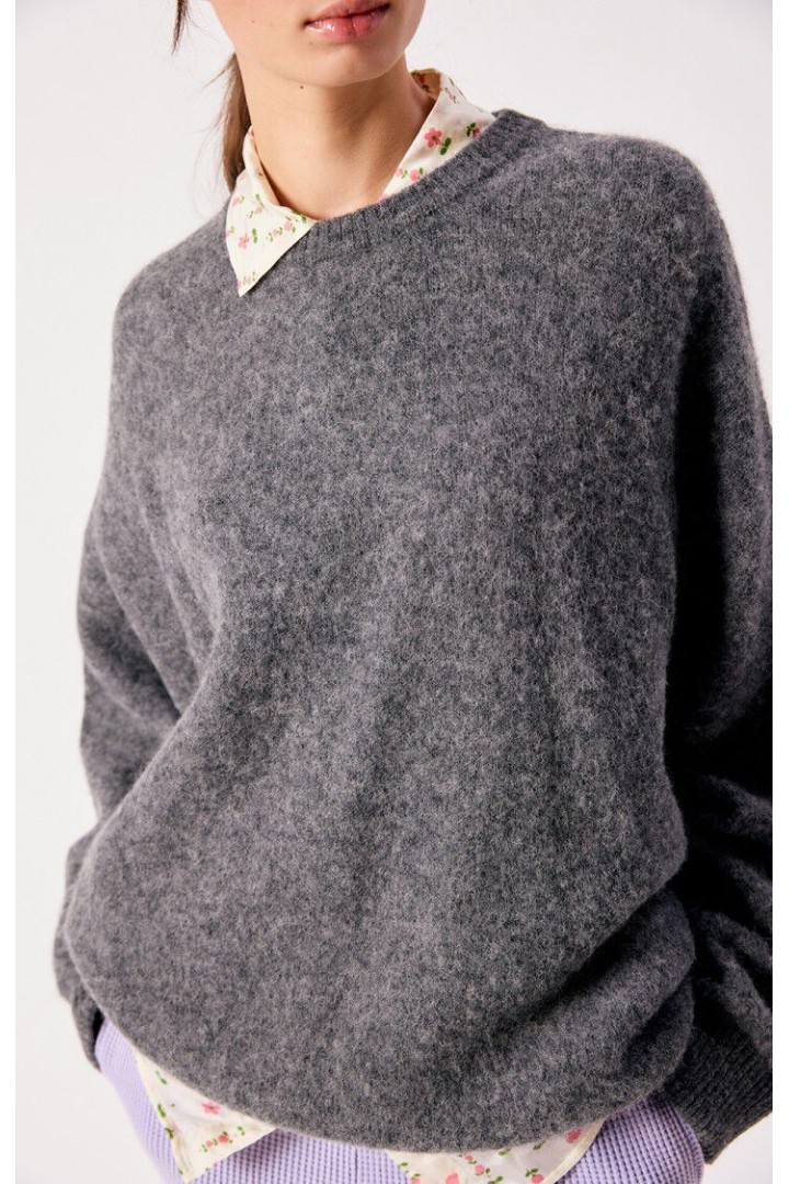 Vitow women's sweater Steel Melange