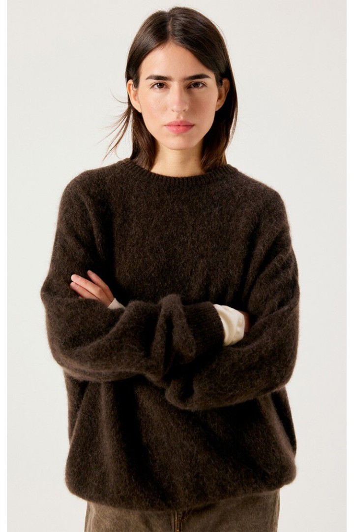 Vitow women's sweater Coffee Melange