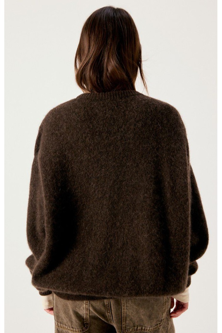 Vitow women's sweater Coffee Melange